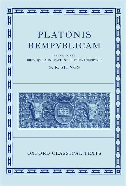 Cover for Plato · Plato Respublica - Oxford Classical Texts (Innbunden bok) (2003)
