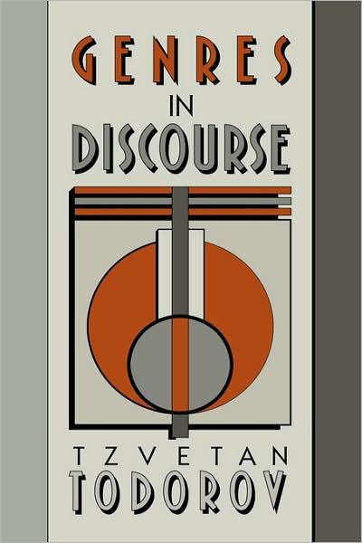 Cover for Tzvetan Todorov · Genres in Discourse (Inbunden Bok) (1990)