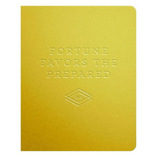 Fortune Favors the Prepared Gold Deluxe Pocket Undated Planner - Galison - Gadżety - Galison - 9780735352490 - 1 września 2017