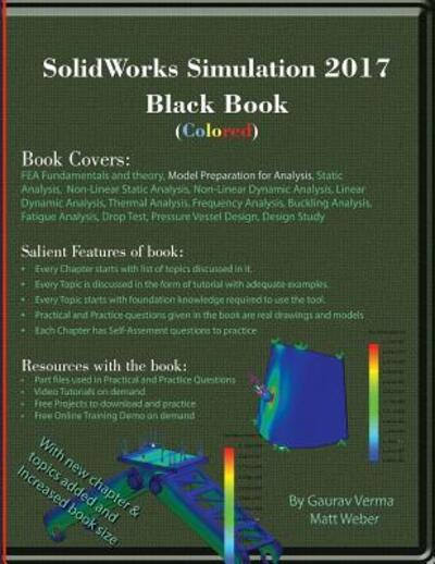 Cover for Gaurav Verma · SolidWorks Simulation 2017 Black Book (Paperback Book) (2016)