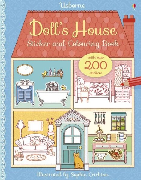 Doll's House Sticker and Colouring Book - First Colouring Books - Abigail Wheatley - Livros - Usborne Publishing Ltd - 9781409597490 - 1 de setembro de 2016