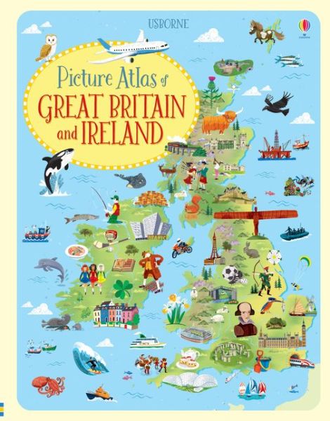 Cover for Jonathan Melmoth · Picture Atlas of Great Britain &amp; Ireland (Hardcover Book) (2018)