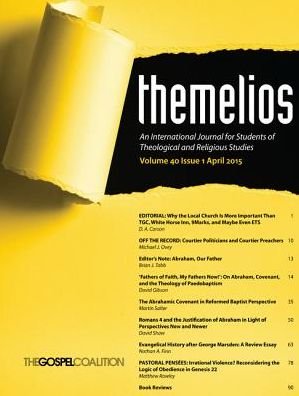 Cover for D a Carson · Themelios, Volume 40, Issue 1 (Paperback Bog) (2015)