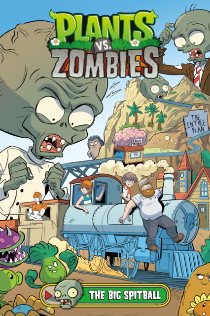 Cover for Paul Tobin · Plants vs. Zombies Volume 24: The Big Spitball (Gebundenes Buch) (2025)