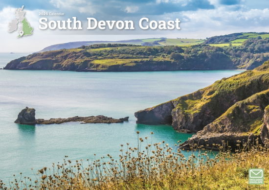 Cover for Carousel Calendars · South Devon Coast A4 Calendar 2025 (Paperback Book) (2024)