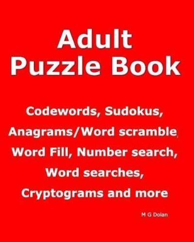 Cover for M G Dolan · Adult Puzzle Book (Pocketbok) (2017)