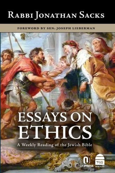 Cover for Jonathan Sacks · Essays on Ethics (Hardcover Book) (2016)