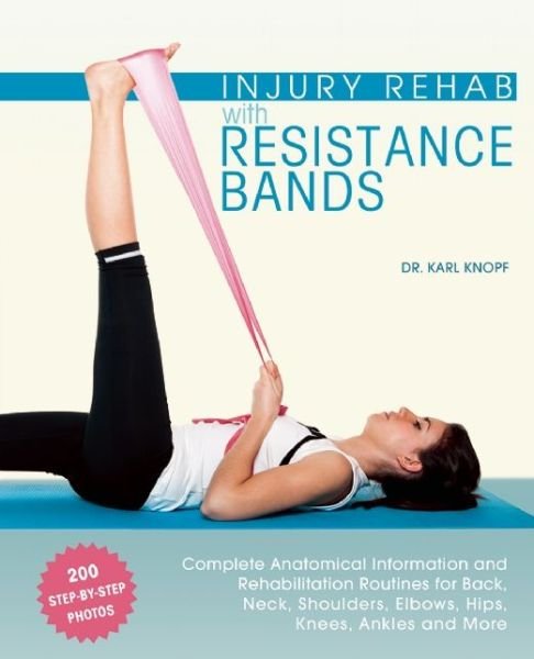 Cover for Karl Knopf · Injury Rehab with Resistance Bands: Complete Anatomy and Rehabilitation Programs for Back, Neck, Shoulders, Elbows, Hips, Knees, Ankles and More (Paperback Book) (2015)