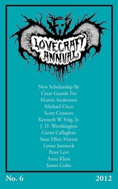 Cover for S T Joshi · Lovecraft Annual No. 6 (Paperback Book) (2012)