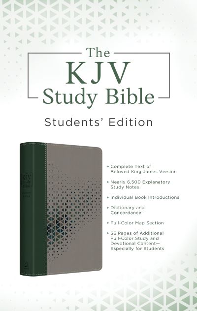 Cover for Christopher D. Hudson · KJV Study Bible--Students' Edition [Cypress and Smoke] (Book) (2023)