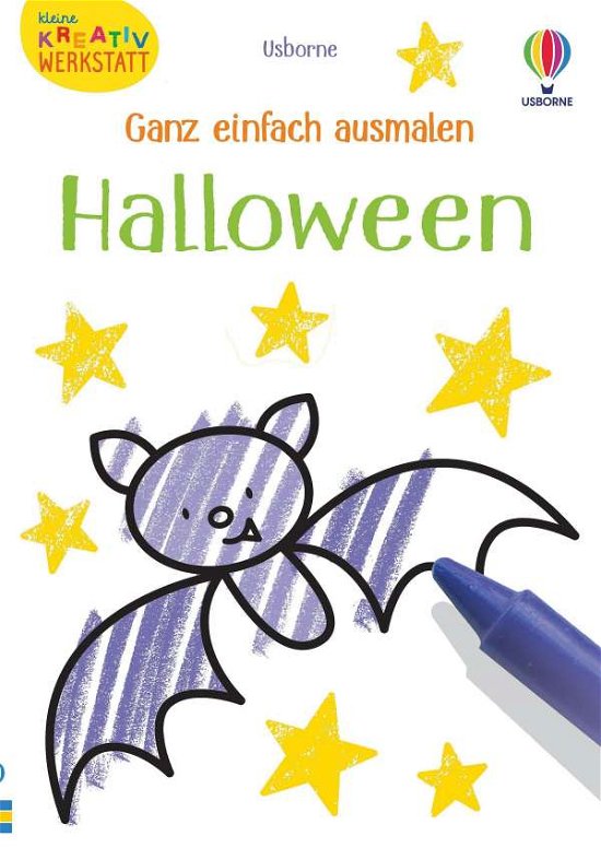Cover for Kirsteen Robson · Kleine Kreativ-Werkstatt - Ganz einfach ausmalen: Halloween (Paperback Book) (2021)