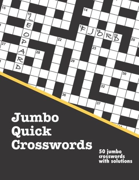 Cover for Clarity Media · Jumbo Quick Crosswords (Paperback Book) (2018)
