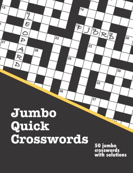 Cover for Clarity Media · Jumbo Quick Crosswords (Taschenbuch) (2018)