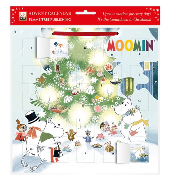 Cover for Moomin: Christmas Comes to Moominvalley Advent Calendar (with stickers) (Kalender) [New edition] (2025)