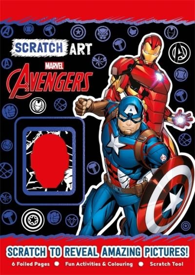 Cover for Marvel Entertainment International Ltd · Marvel Avengers: Scratch Art - With foiled pages, activities and colouring! (Paperback Bog) (2024)
