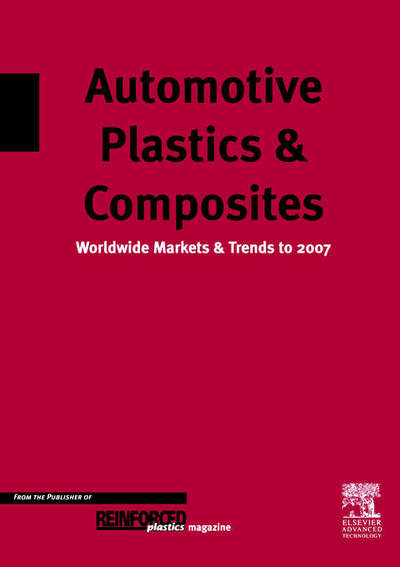 Cover for D. Mann · Automotive Plastics &amp; Composites - Worldwide Markets &amp; Trends to 2007, Second Edition (Paperback Book) (1999)