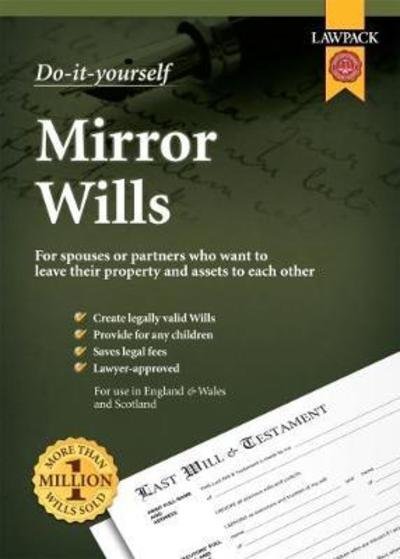 Cover for Lawpack Mirror Wills DIY Kit: For spouses or partners who want to leave their property and assets to each other (Book) (2022)