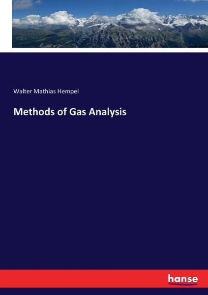 Cover for Hempel · Methods of Gas Analysis (Book) (2017)