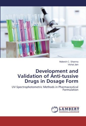 Cover for Vishal Jain · Development and Validation of Anti-tussive Drugs in Dosage Form: Uv-spectrophotometric Methods in Pharmaceutical Formulation (Taschenbuch) (2014)