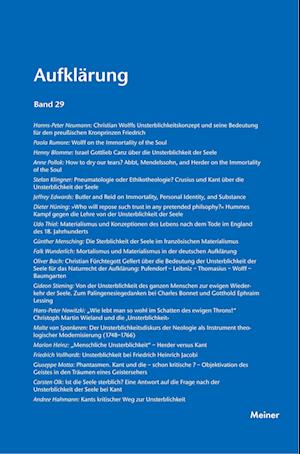 Cover for Friedrich Vollhardt · Das Problem der Unsterblichkeit in der Philosophie, den Wissenschaften und den Künsten des 18. Jahrhunderts (Pocketbok) (2019)