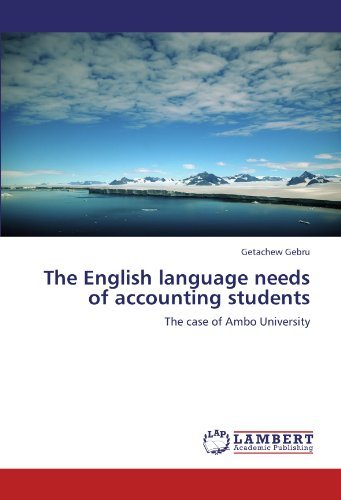 Cover for Getachew Gebru · The English Language Needs of Accounting Students: the Case of Ambo University (Pocketbok) (2011)
