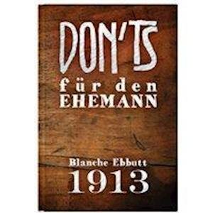 Cover for Ebbutt · Don'ts für den Ehemann (Buch)