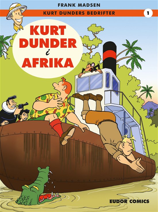 Cover for Frank Madsen · Kurt Dunder I Afrika (Book) (1991)