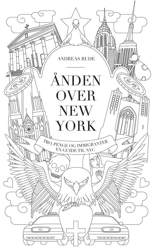 Cover for Andreas Rude · Ånden over New York (Sewn Spine Book) [1st edition] (2011)