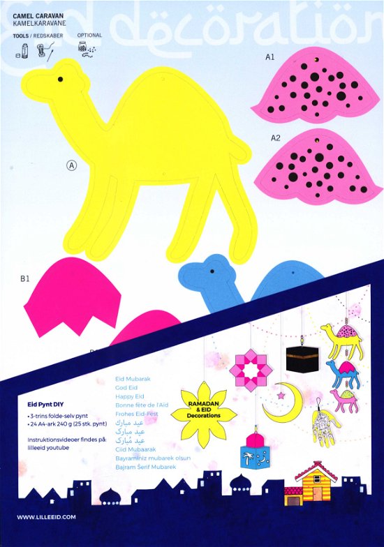 Cover for Laila Muhareb Udby · Eid pynt DIY (Taschenbuch) [1. Ausgabe] (2019)