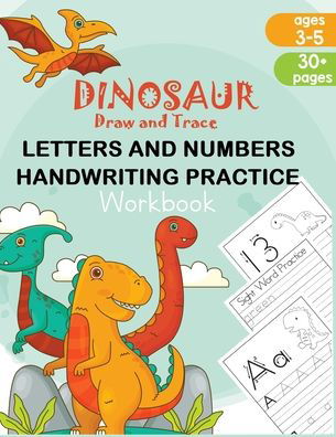 Cover for Kismet Designs · Dinosaur Draw and Trace Workbook (Pocketbok) (2020)