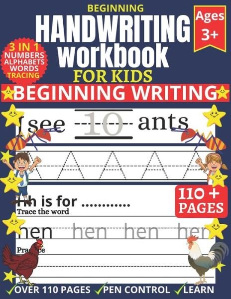 Cover for Tofayel Ahmed · Handwriting Workbook For kids (Paperback Bog) (2021)