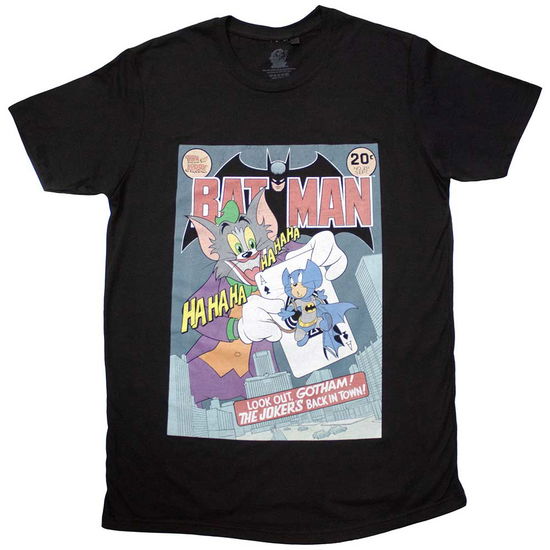 Cover for Tom &amp; Jerry · Tom &amp; Jerry Unisex T-Shirt: Batman Comic (Black) (T-shirt)