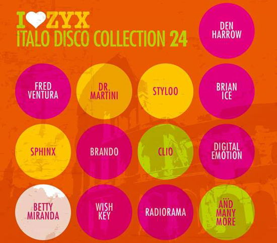 Cover for Zyx Italo Disco Collection 24 (CD) (2017)