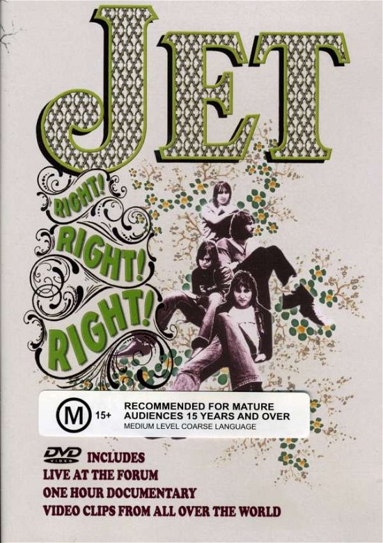 Cover for Jet · Right Right Right*pal* (DVD) (2004)