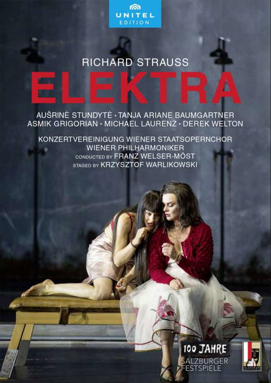 Cover for Stundyte, Baumgartner, Grigorian, Laurenz, Welton, Wiener Philharmoniker - Welser-möst · Strauss: Elektra (DVD) (2021)