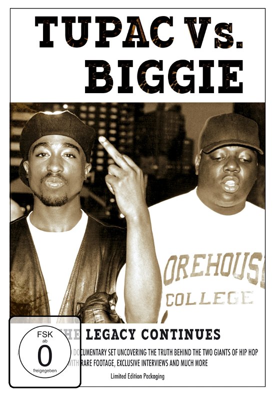 Tupac vs Biggie: the Legend - Tupac Shakur & Notorius Big - Filmes - CHROME DREAMS DVD - 0823564507491 - 2 de julho de 2007
