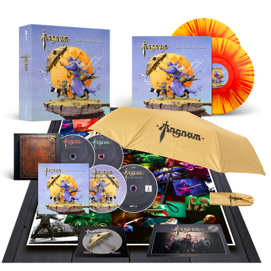 Cover for Magnum · Here Comes The Rain (CD/LP/DVD) [Limited Deluxe Box Set edition] (2024)