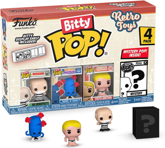 Funko Bitty Pop Retro Toys Mr Monopoly4 Pack - Bitty Pop Retro Toy - Produtos - Funko - 0889698754491 - 30 de dezembro de 2024