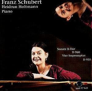 Cover for F. Schubert · Sonate B-Dur D960 (CD) (1997)