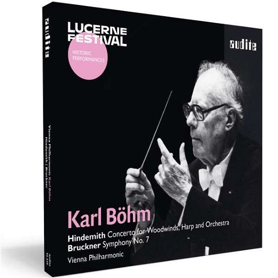 Cover for Bohm, Karl / Wiener Philharmoniker · Karl Bohm In Lucerne With Bruckner's 7th &amp; Hindemith Co (CD) (2021)