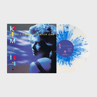 Cover for Kim Wilde · Catch As Catch Can- Clear with Blue Splatter Vinyl Edition (LP) (2023)