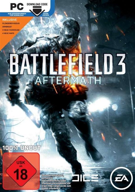 Cover for Battlefield 3 · Battlefield 3 - Aftermath Ep (code In A Box) (PS4) (2012)