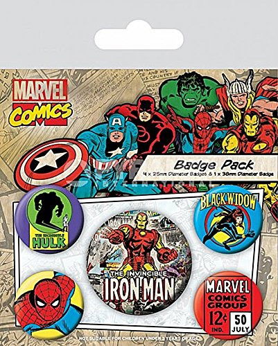 Marvel: Retro - Iron Man (pin Badge Pack) - Marvel: Retro - Merchandise -  - 5050293804491 - 