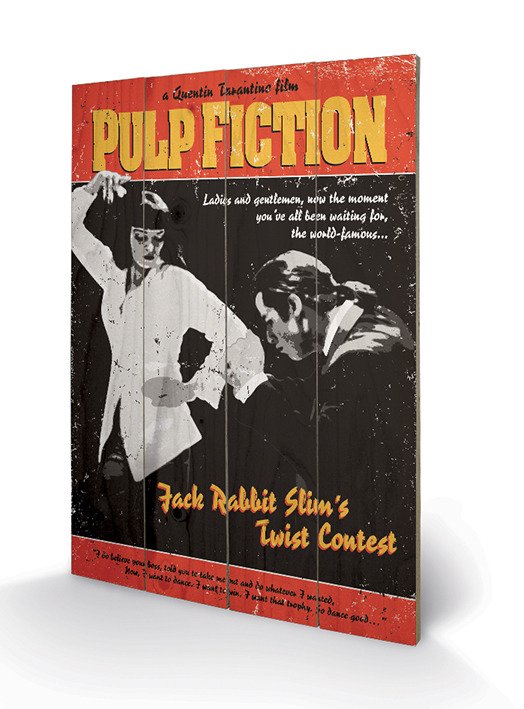 Cover for Wood Poster · PULP FICTION - Wood Print 40X59 - Twist Contest (MERCH) (2019)