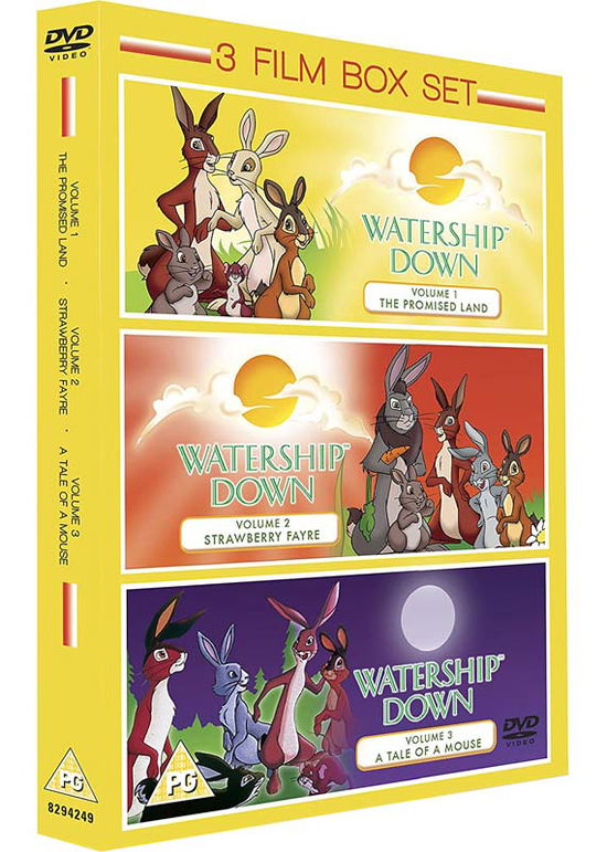 Cover for Watership Down: Volumes 1 · Watership Down (Trilogy) - The Promised Land / Strawberry Fayre / A Tale Of A Mouse (DVD) (2013)