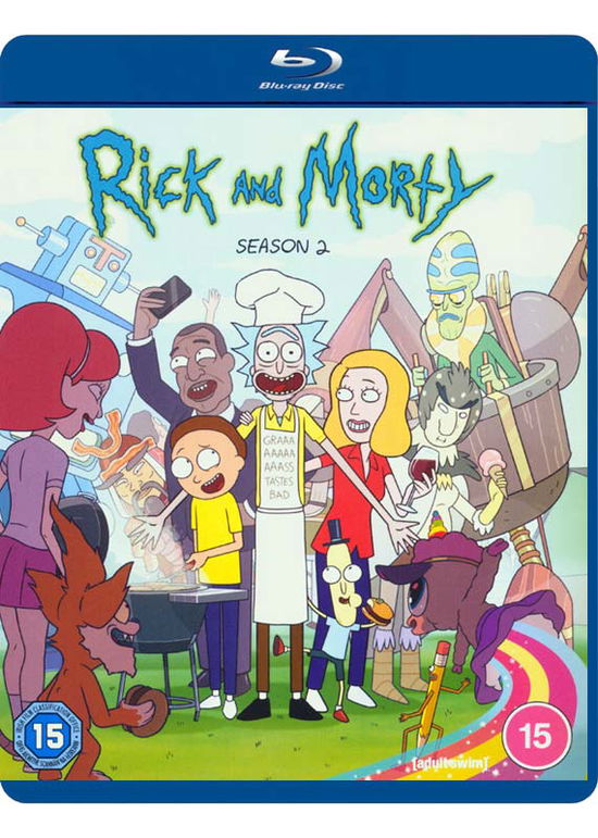 Rick And Morty Season 2 - Rick and Morty - Season 2 (Blu - Filme - Warner Bros - 5051892233491 - 23. August 2021