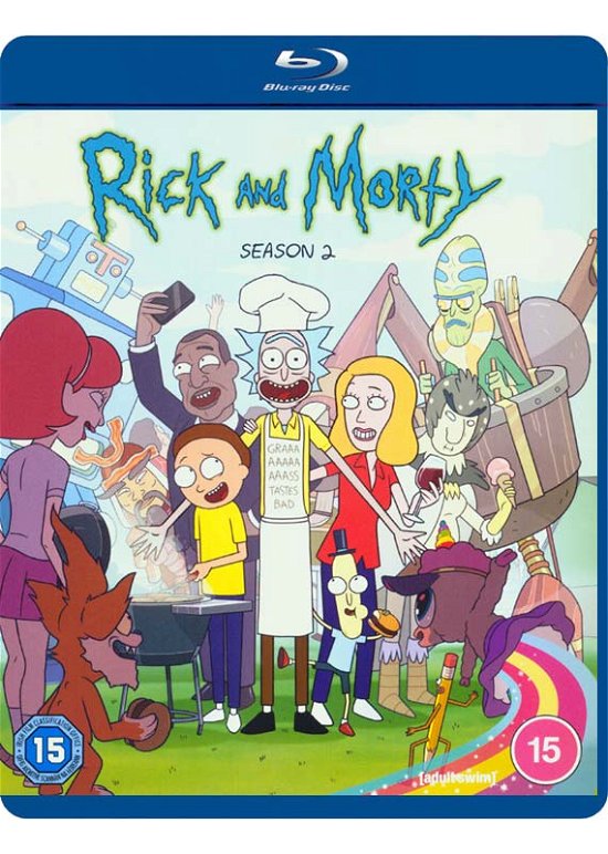 Cover for Rick and Morty - Season 2 (Blu · Rick And Morty Season 2 (Blu-ray) (2021)