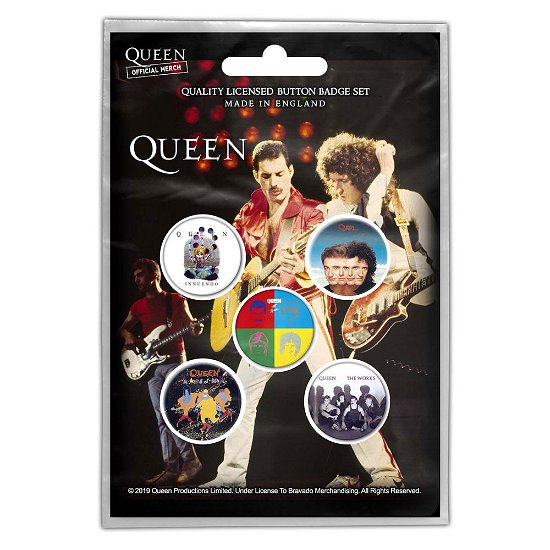 Cover for Queen · Queen Button Badge Pack: Later Albums (MERCH) (2019)