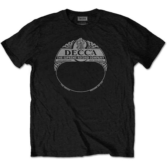 Decca Records Unisex T-Shirt: Supreme Label - Decca Records - Mercancía -  - 5056368630491 - 3 de agosto de 2020