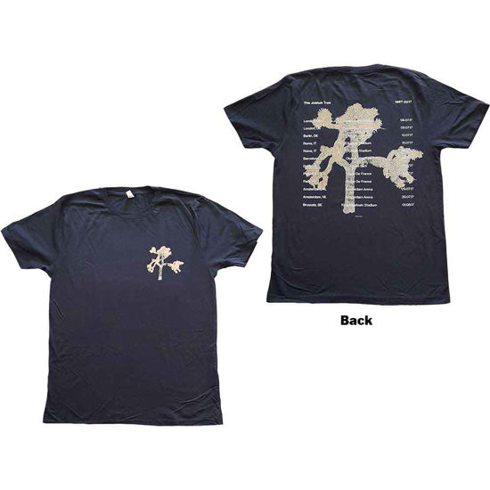U2 Unisex T-Shirt: Joshua Tree Photo (Ex-Tour & Back Print) - U2 - Merchandise -  - 5056561002491 - 